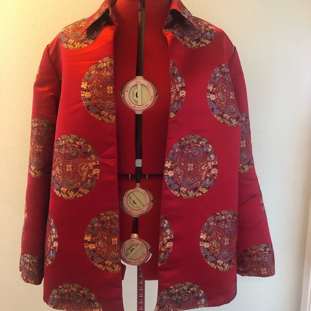 Reversible Asian Brocade Jacket - image 2